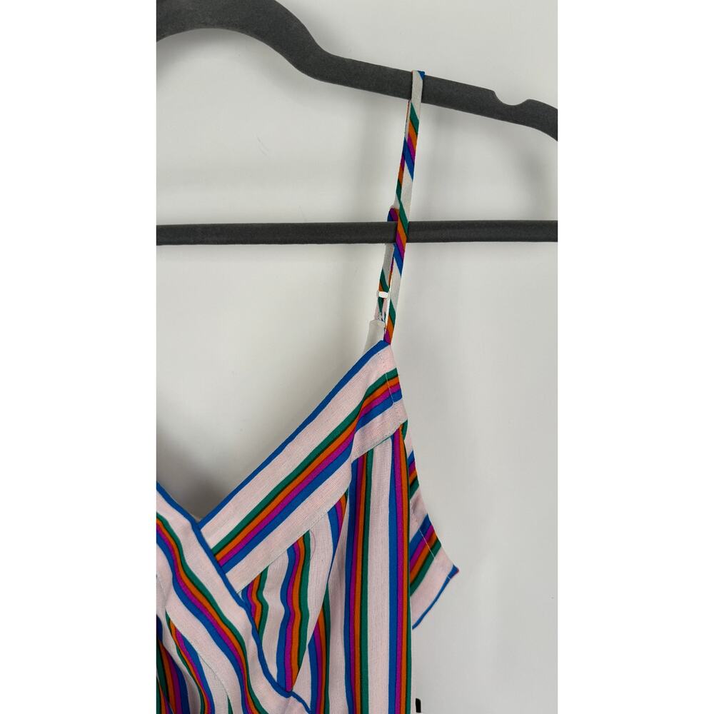 Jodi Kristopher Multicolor Striped Sleeveless Romper - Picture 8 of 14